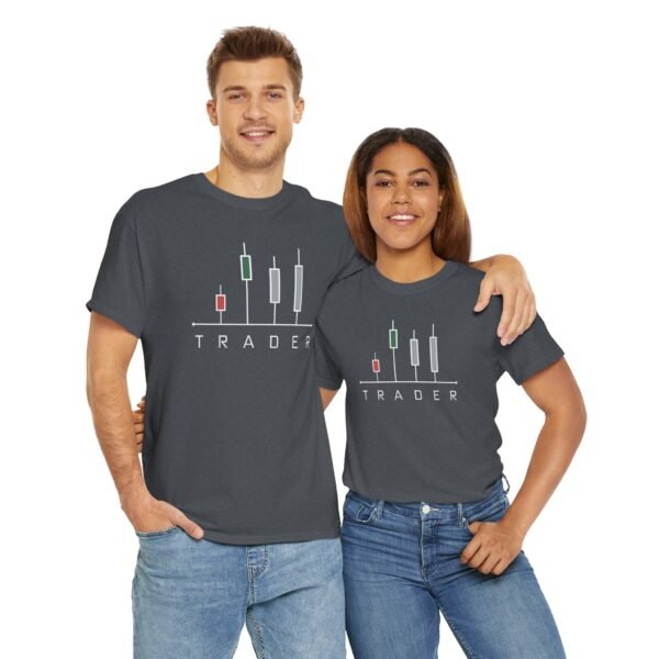 "TRADER" Minimalist Candlestick Pattern T-Shirt | Trader T-Shirt Trading T-Shirt - Image 53