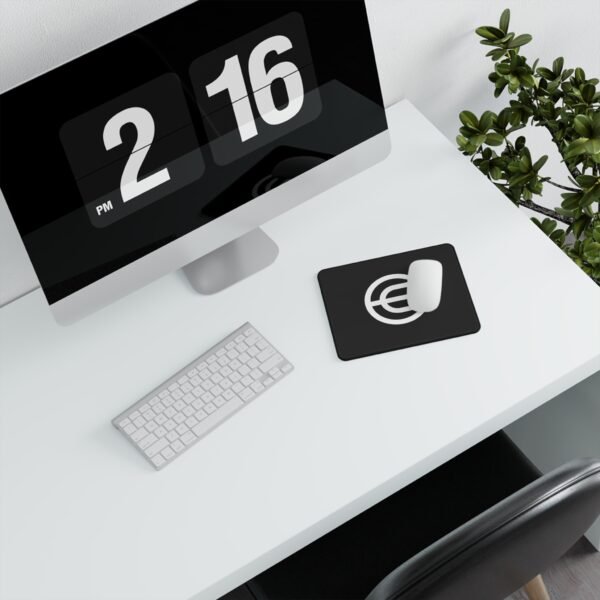 Worldcoin (WLD) Gaming Mouse Pad | Non-Slip Desk Mat | Crypto Logo Design - Image 3