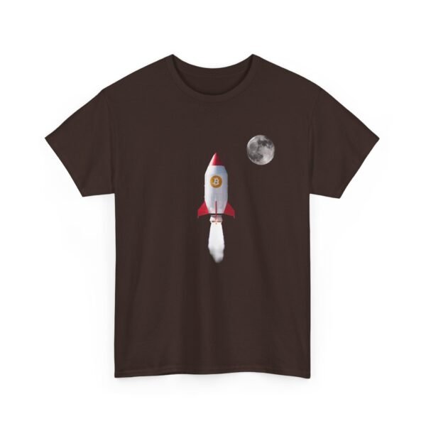 Bitcoin Rocket to the Moon T-Shirt | Cryptocurrency T-Shirt - Image 19