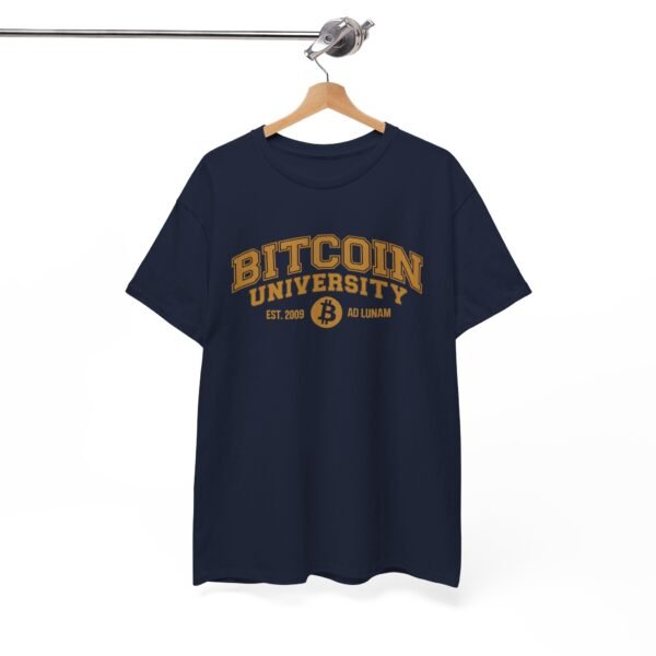 Bitcoin University T-Shirt Est. 2009 Ad Lunam | Cryptocurrency Apparel - Image 69