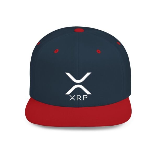 XRP Flat Bill Snapback | Crypto Lifestyle Cap | Adjustable Streetwear Hat - Image 37