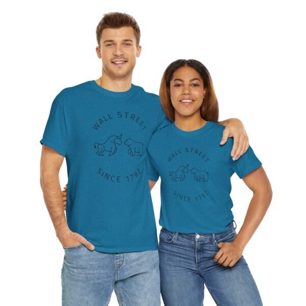 "Wall Street Bull & Bear - Since 1792" | Minimalist Trader T-Shirt Trading T-Shirt - Image 11