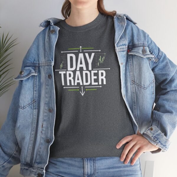 Day Trader T-Shirt | Trading Lifestyle Apparel | Market Chart Graphic - Image 34