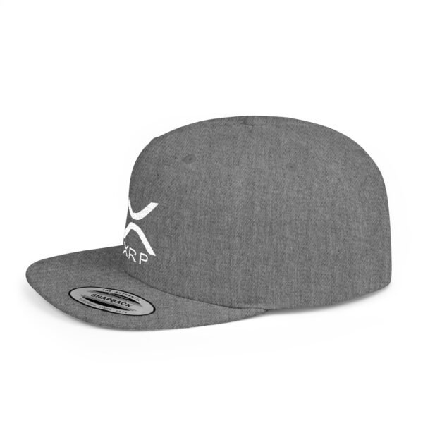 XRP Flat Bill Snapback | Crypto Lifestyle Cap | Adjustable Streetwear Hat - Image 11