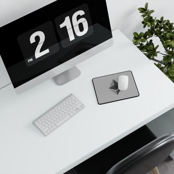 Ethereum (ETH) Gaming Mouse Pad | Non-Slip Desk Mat | Crypto Logo Design - Image 3