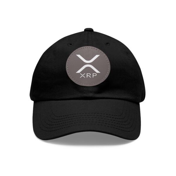 XRP  Hat with Leather Patch | Crypto Lifestyle Cap | Adjustable Cotton Hat - Image 31