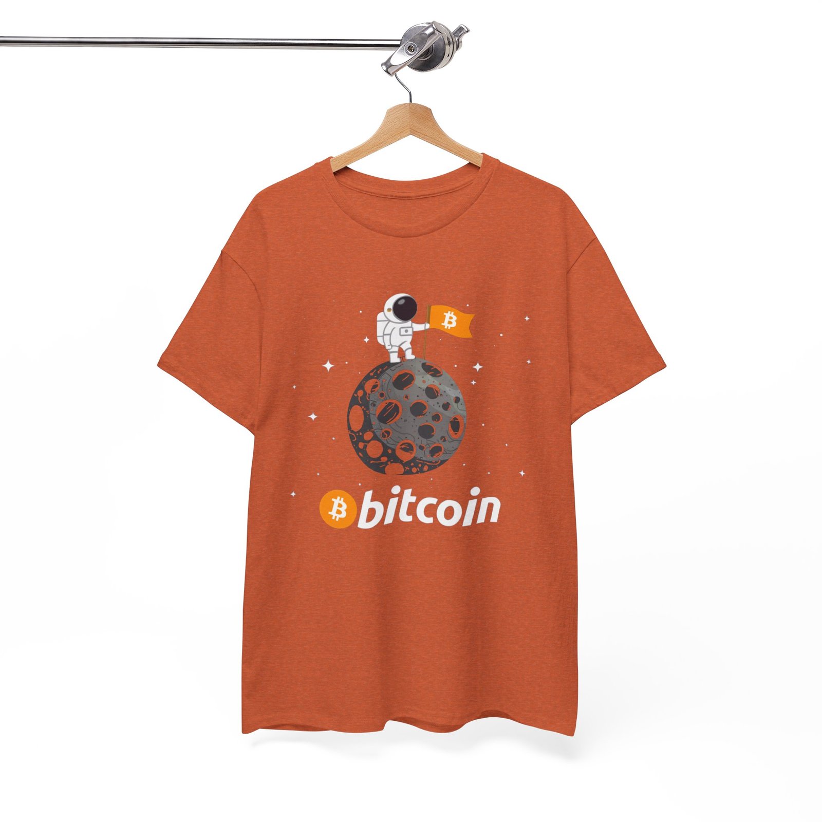 Bitcoin to the Moon Astronaut T-Shirt | Crypto T-Shirt - Image 15