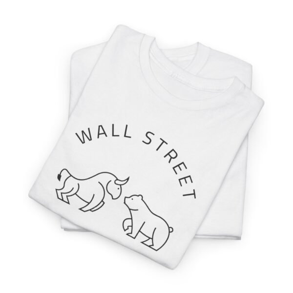 "Wall Street Bull & Bear - Since 1792" | Minimalist Trader T-Shirt Trading T-Shirt - Image 2
