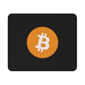 Bitcoin (BTC) Gaming Mouse Pad | Non-Slip Desk Mat | Crypto Logo Design