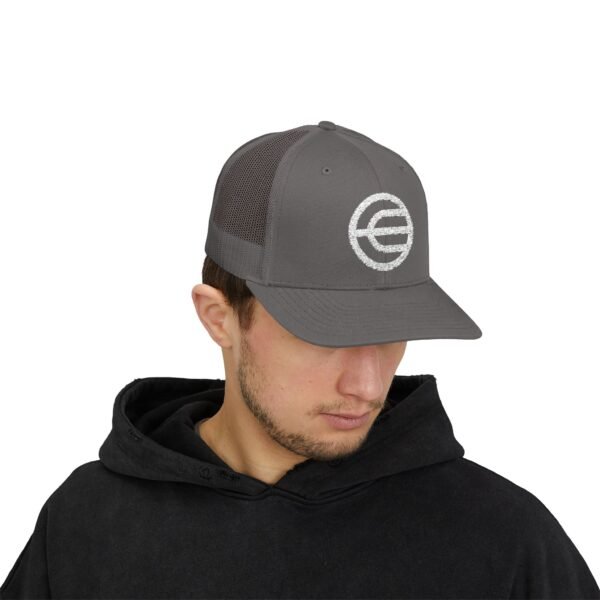 Worldcoin (WLD) Trucker Cap | Crypto Snapback Hat | Adjustable Mesh Back - Image 19