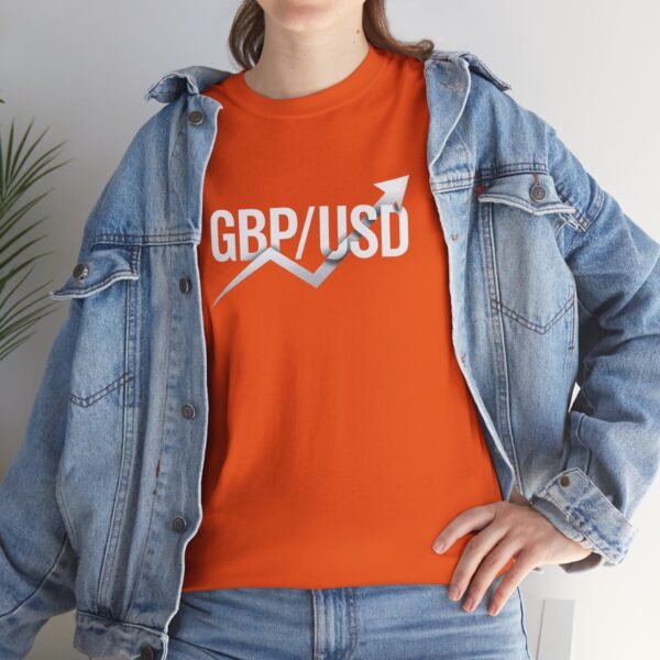 GBP/USD Minimalist Design | Trader T-Shirt Forex T-Shirt - Image 16