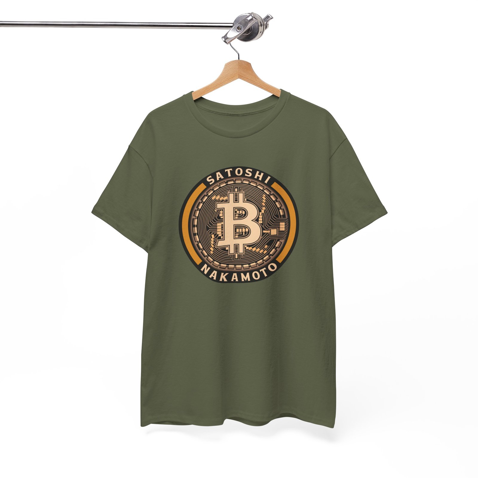 Satoshi Nakamoto Bitcoin T-Shirt | Crypto Pioneer Apparel | Blockchain Legacy Design - Image 69