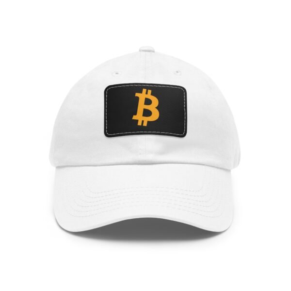 Bitcoin Faux Leather Patch Dad Hat | Cryptocurrency Cap - Image 21