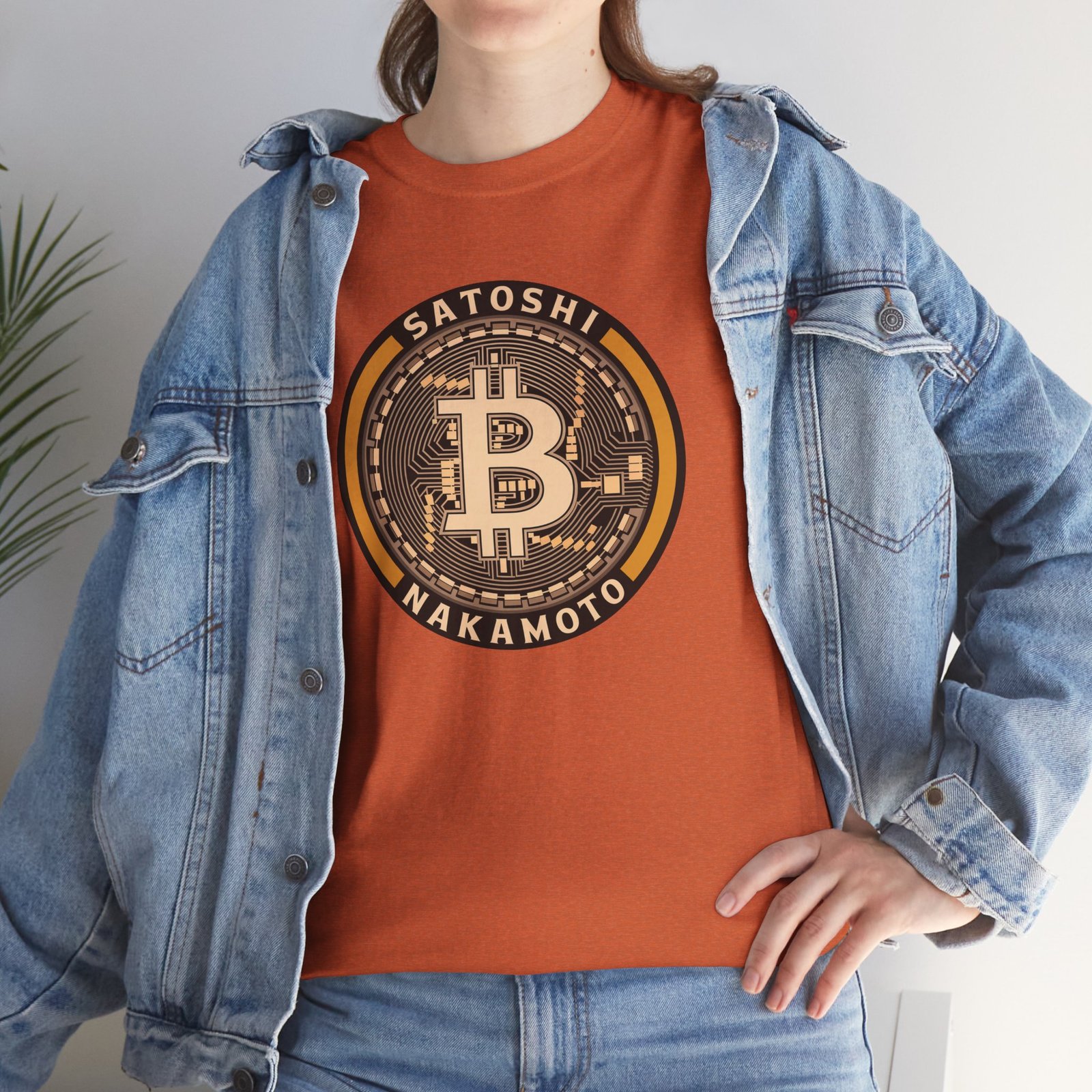 Satoshi Nakamoto Bitcoin T-Shirt | Crypto Pioneer Apparel | Blockchain Legacy Design - Image 16