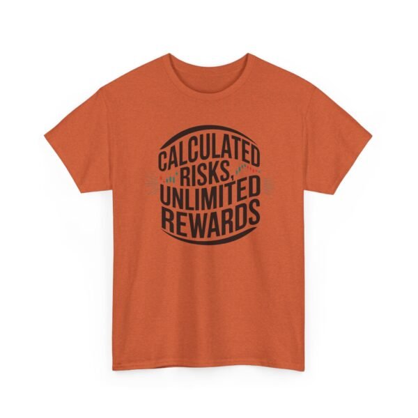 Calculated Risks Unlimited Rewards T-Shirt | Unisex Trading Tee | Candlestick Chart Graphic - Image 11