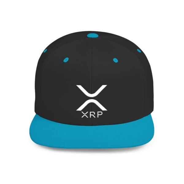XRP Flat Bill Snapback | Crypto Lifestyle Cap | Adjustable Streetwear Hat - Image 73