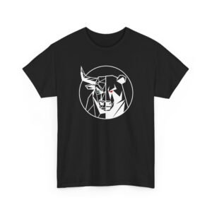 "Wall Street Bull & Bear" Minimalist Trader T-Shirt | Trading T-Shirt