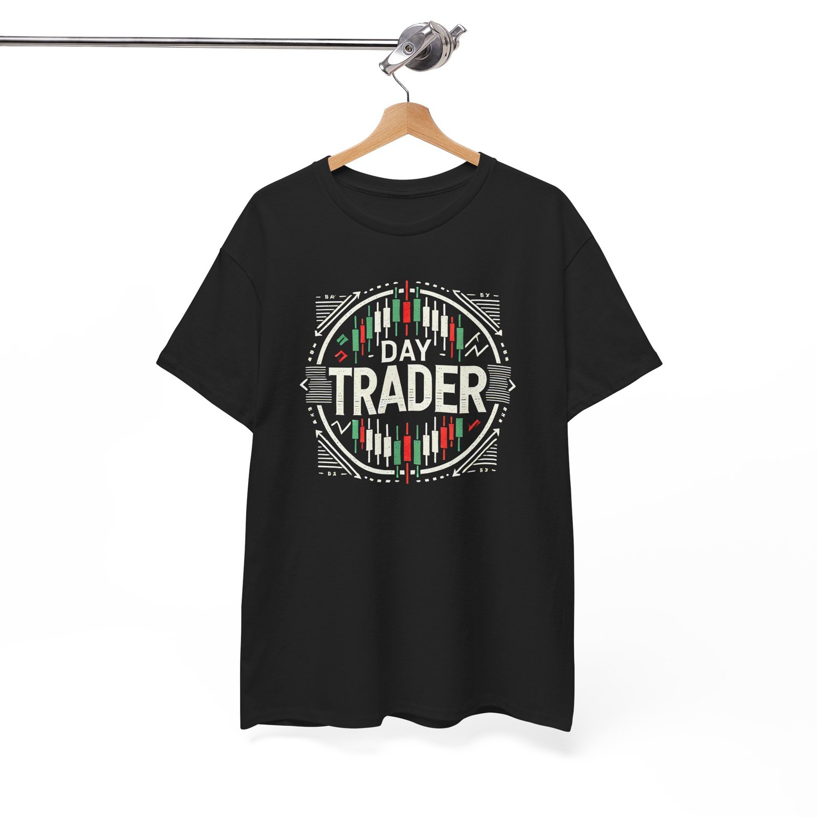 "Day Trader" | Trader T-Shirt Trading T-Shirt - Image 3
