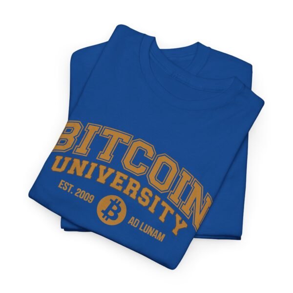 Bitcoin University T-Shirt Est. 2009 Ad Lunam | Cryptocurrency Apparel - Image 62