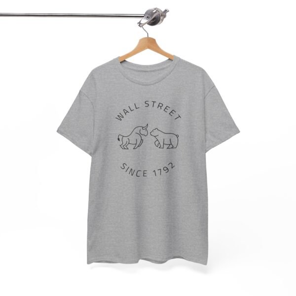 "Wall Street Bull & Bear - Since 1792" | Minimalist Trader T-Shirt Trading T-Shirt - Image 51