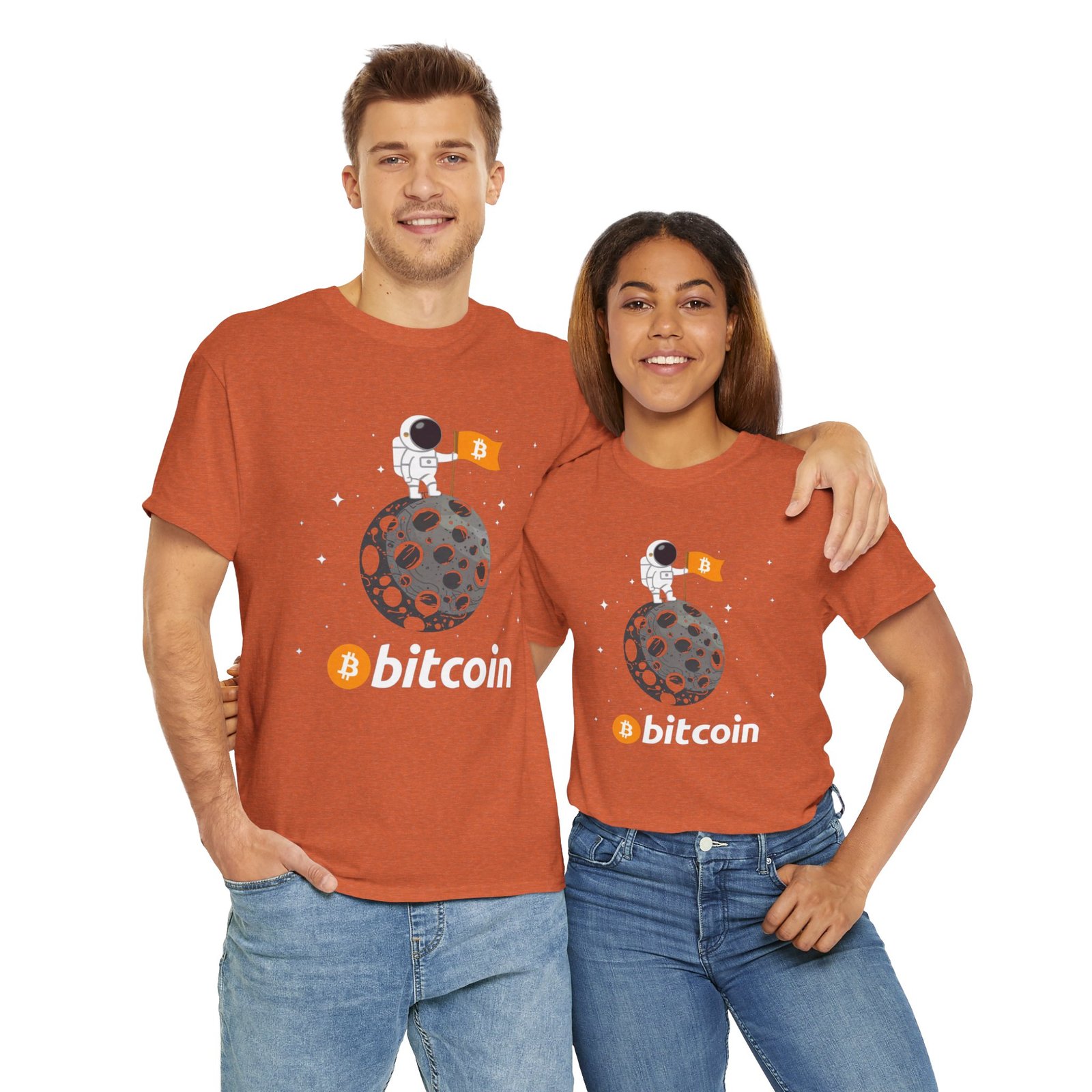 Bitcoin to the Moon Astronaut T-Shirt | Crypto T-Shirt - Image 17