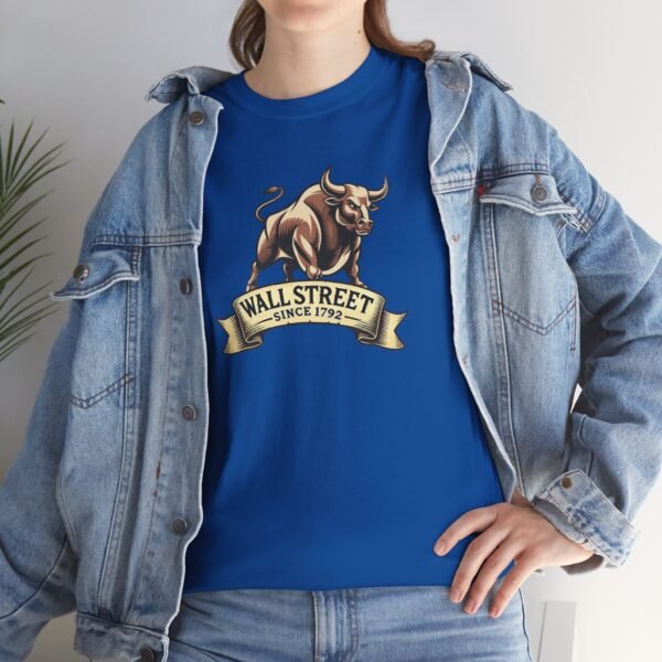 "Wall Street Bull - Since 1792" Trader T-Shirt | Trading T-Shirt - Image 22