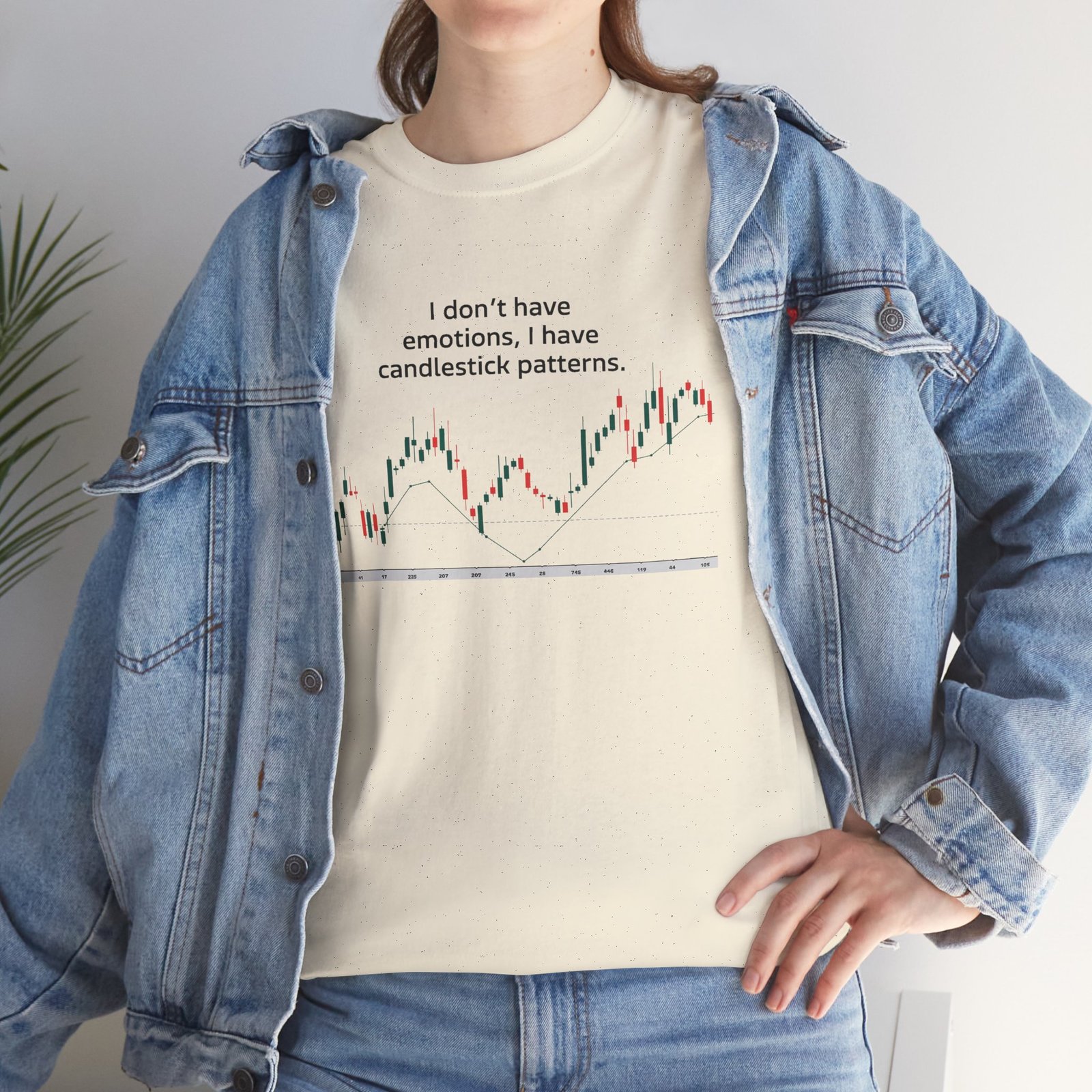 "I Don’t Have Emotions, I Have Candlestick Patterns" Trader T-Shirt | Trading T-Shirt - Image 16