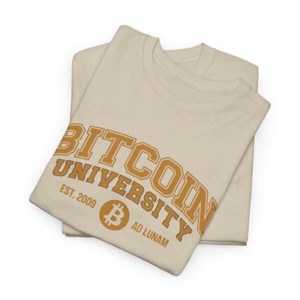 Bitcoin University T-Shirt Est. 2009 Ad Lunam | Cryptocurrency Apparel - Image 14