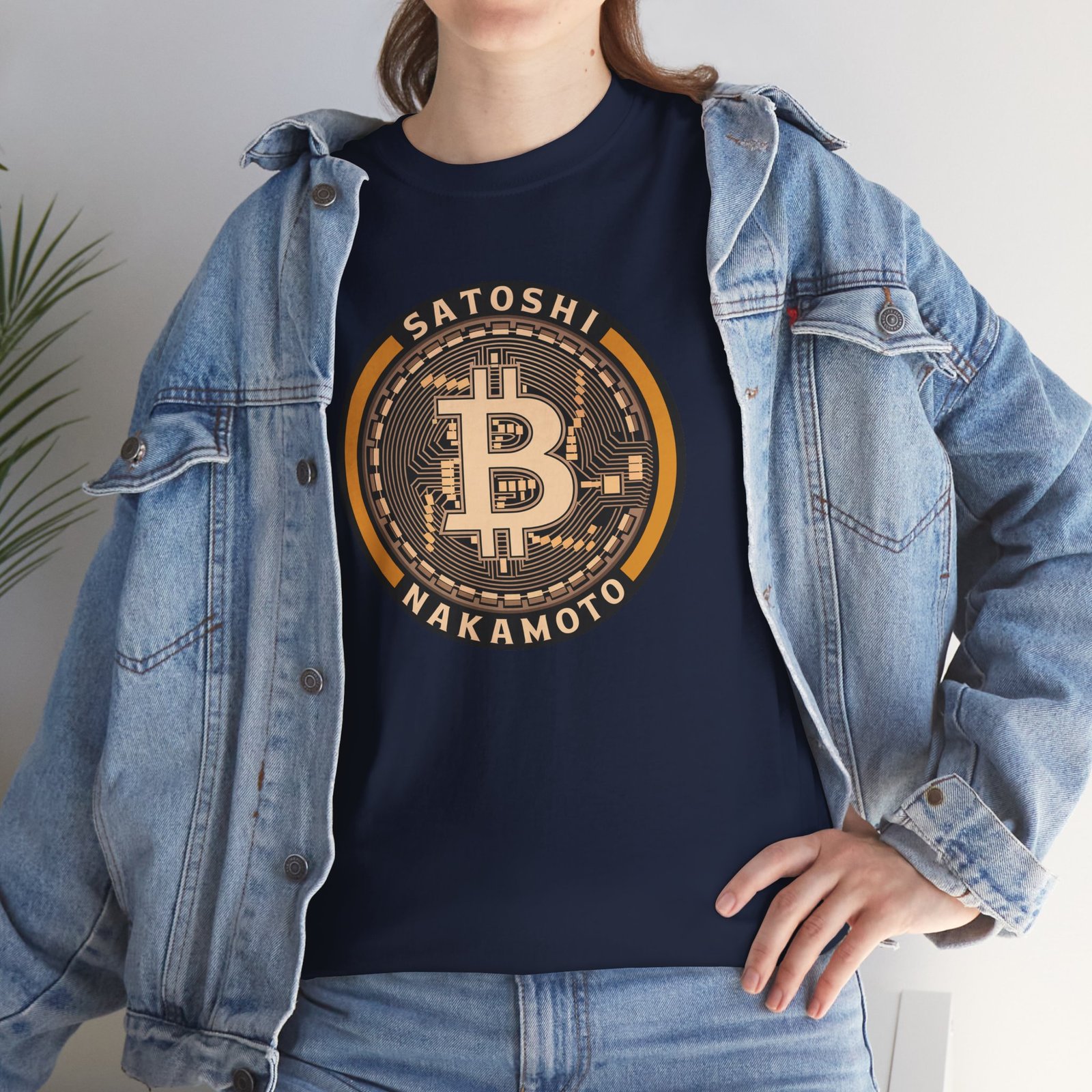 Satoshi Nakamoto Bitcoin T-Shirt | Crypto Pioneer Apparel | Blockchain Legacy Design - Image 40
