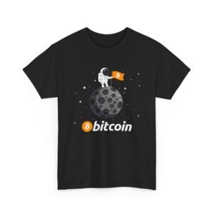 Bitcoin to the Moon Astronaut T-Shirt | Crypto T-Shirt