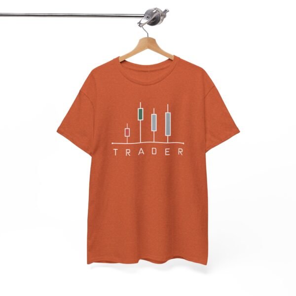 "TRADER" Minimalist Candlestick Pattern T-Shirt | Trader T-Shirt Trading T-Shirt - Image 9