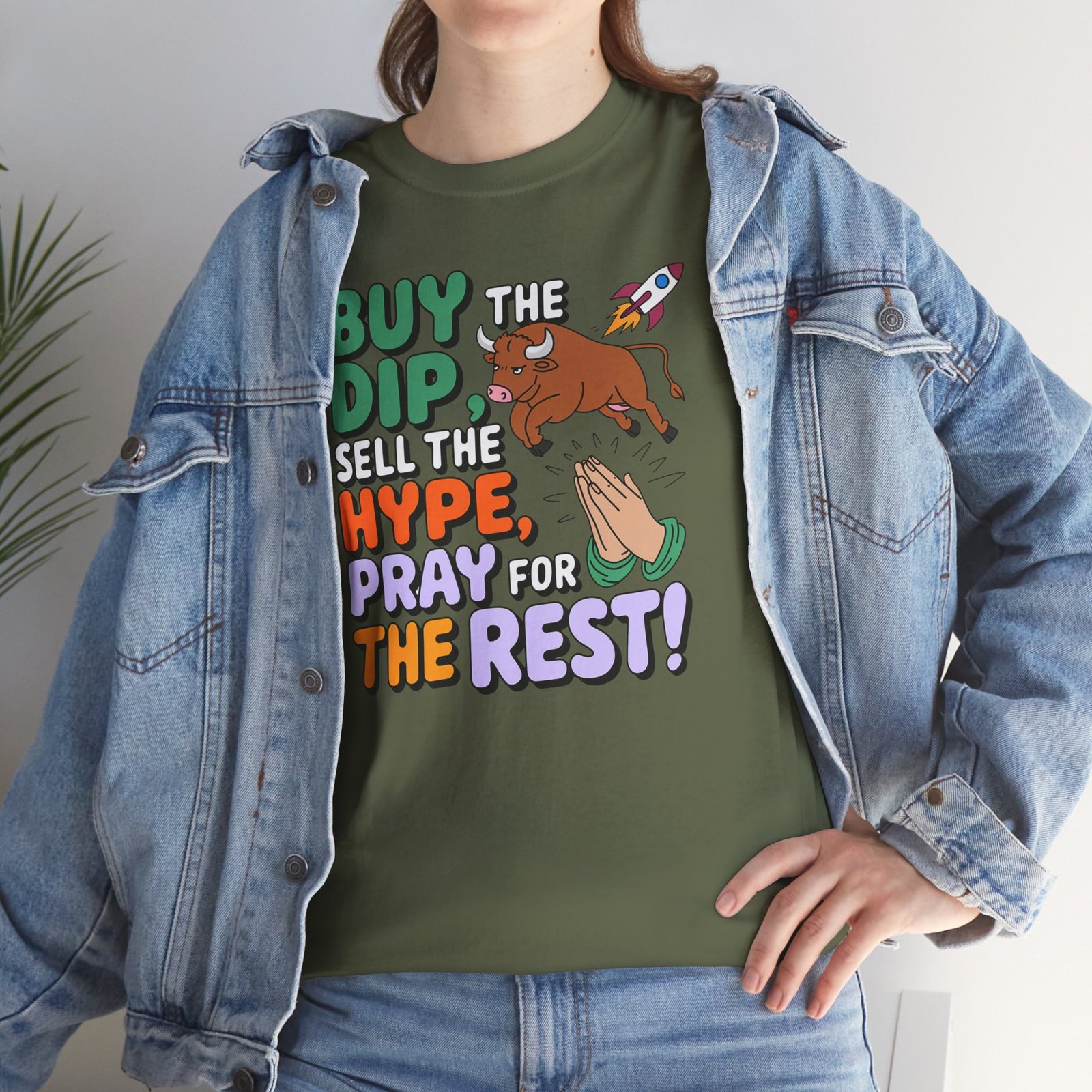 "Buy the Dip, Sell the Hype, Pray for the Rest" Trader T-Shirt | Trading T-Shirt - Image 34