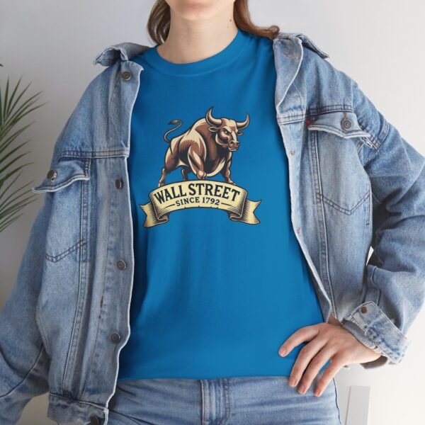 "Wall Street Bull - Since 1792" Trader T-Shirt | Trading T-Shirt - Image 34