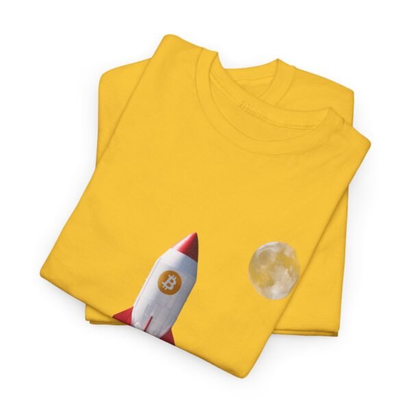 Bitcoin Rocket to the Moon T-Shirt | Cryptocurrency T-Shirt - Image 26