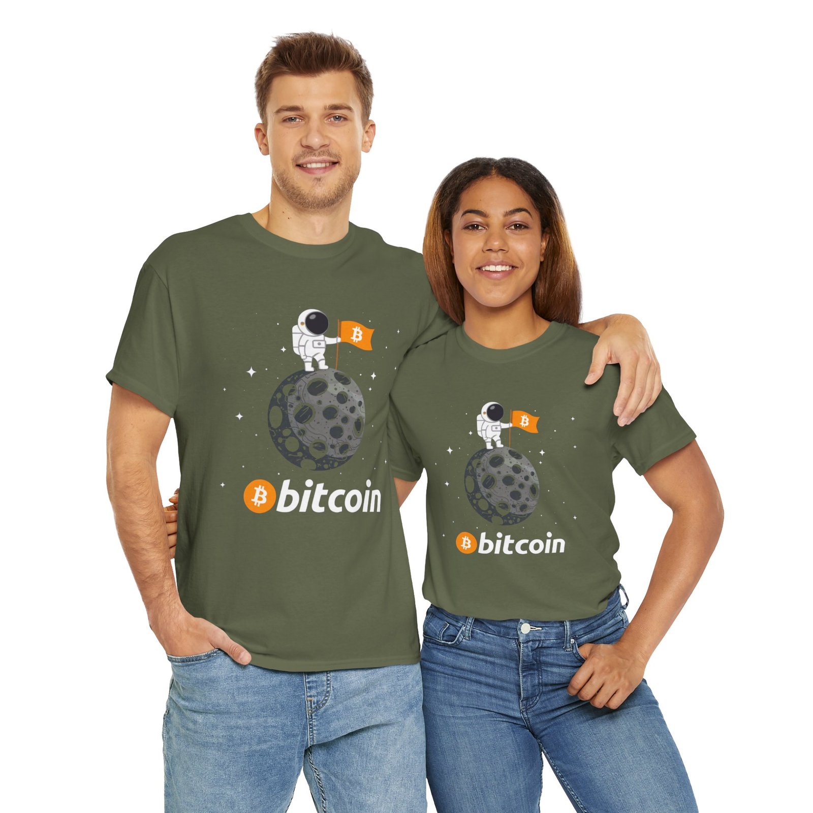 Bitcoin to the Moon Astronaut T-Shirt | Crypto T-Shirt - Image 35