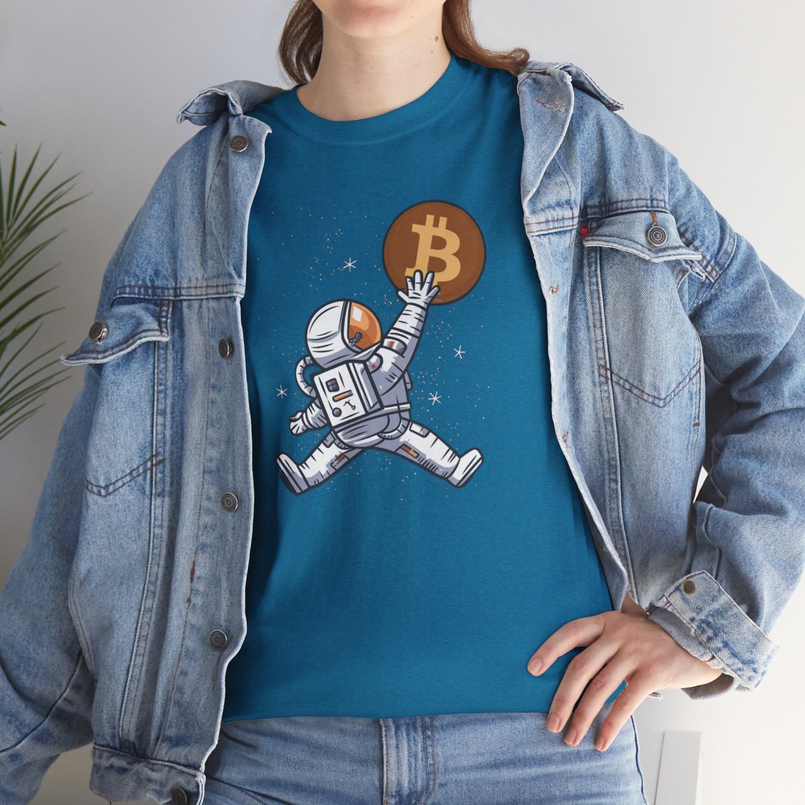 Bitcoin Astronaut T-Shirt | Crypto Lifestyle Apparel | To the Moon Design - Image 46