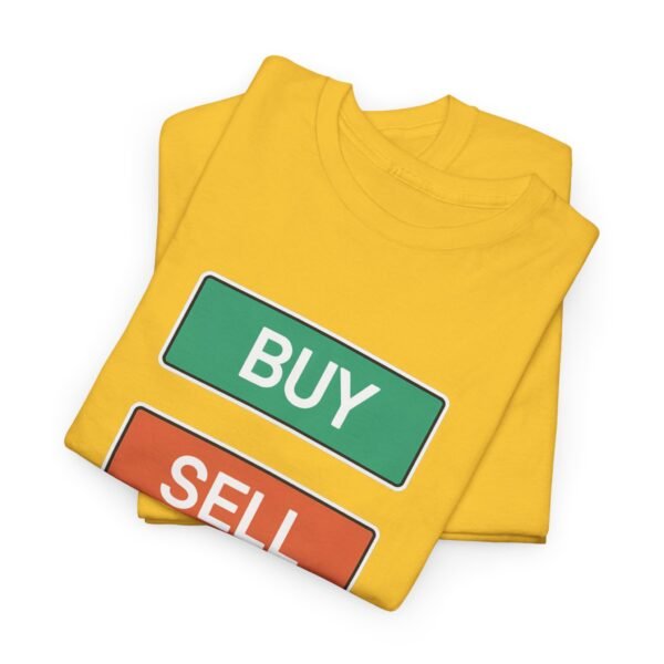 Buy Sell Trading Buttons T-Shirt | Minimalist Trader T-Shirt - Image 32