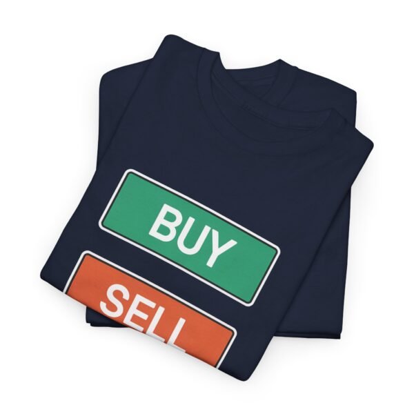 Buy Sell Trading Buttons T-Shirt | Minimalist Trader T-Shirt - Image 68