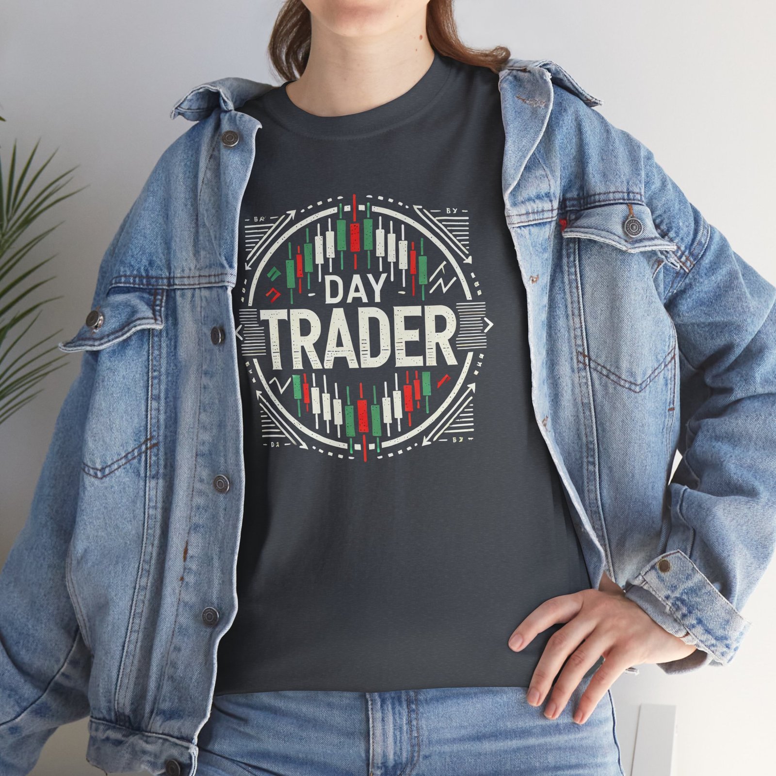 "Day Trader" | Trader T-Shirt Trading T-Shirt - Image 40