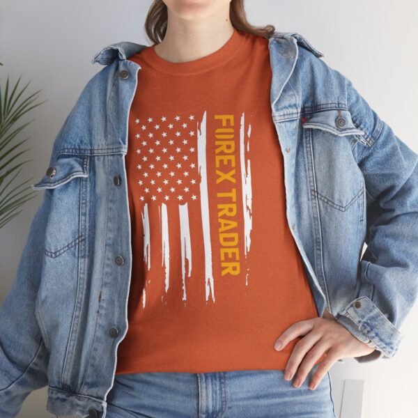 Forex Trader American Flag T-Shirt | Bold Trading T-Shirt for Forex Enthusiasts - Image 10