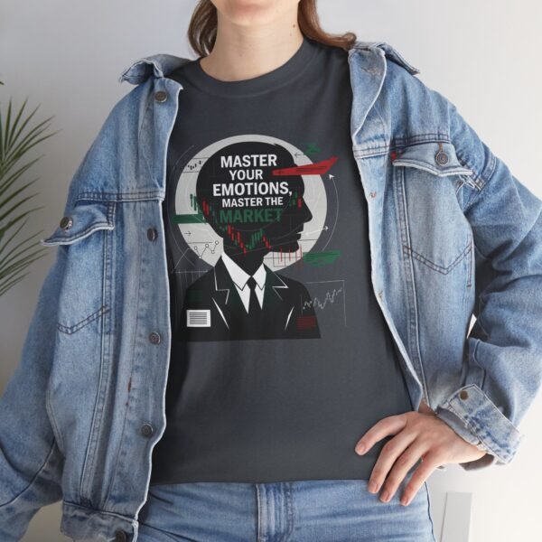 "Master Your Emotions, Master the Market" | Trader T-Shirt Trading T-Shirt - Image 34