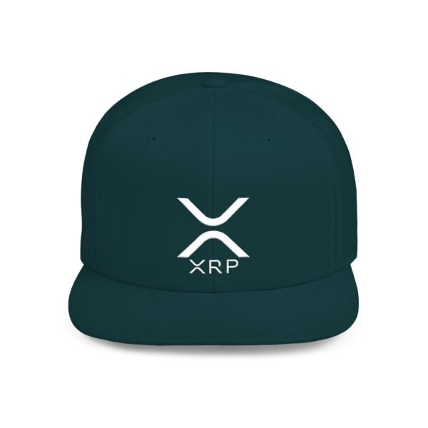 XRP Flat Bill Snapback | Crypto Lifestyle Cap | Adjustable Streetwear Hat - Image 17