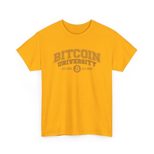 Bitcoin University T-Shirt Est. 2009 Ad Lunam | Cryptocurrency Apparel - Image 19