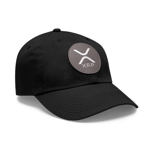 XRP  Hat with Leather Patch | Crypto Lifestyle Cap | Adjustable Cotton Hat - Image 32
