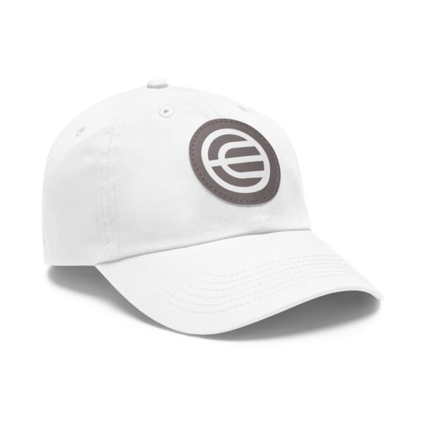 Worldcoin (WLD) Dad Hat with Leather Patch | Crypto Cotton Cap | Adjustable Strapback - Image 12