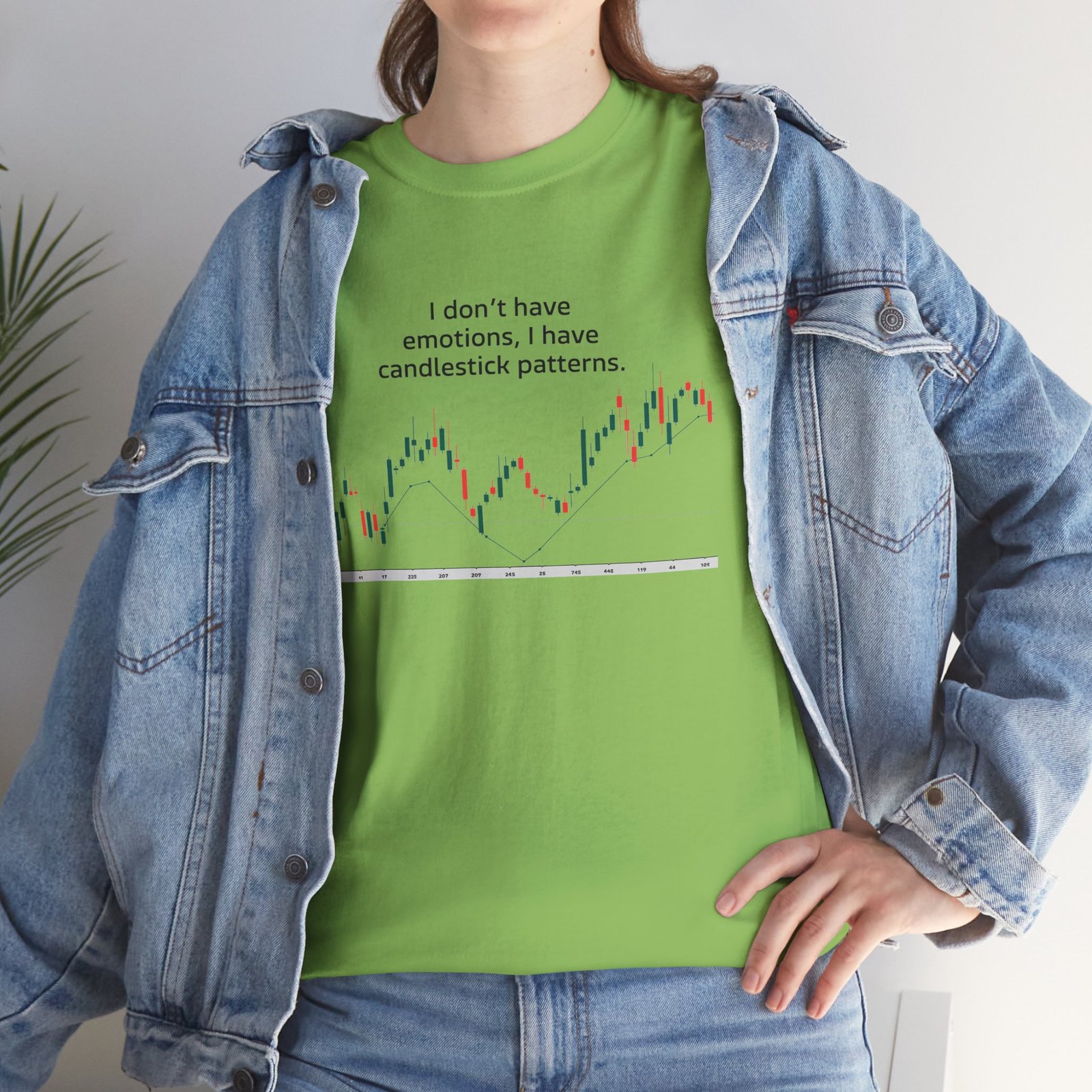 "I Don’t Have Emotions, I Have Candlestick Patterns" Trader T-Shirt | Trading T-Shirt - Image 40