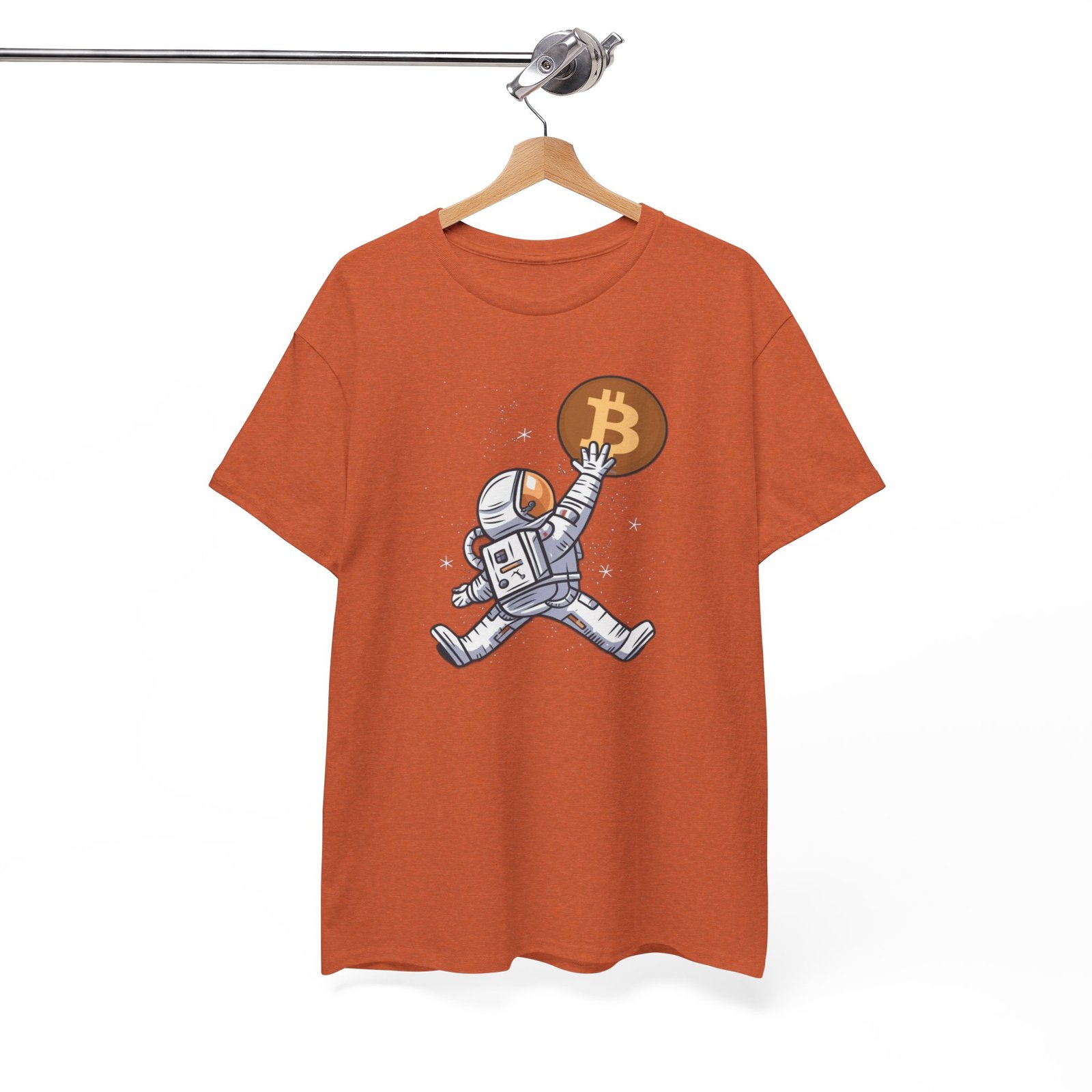 Bitcoin Astronaut T-Shirt | Crypto Lifestyle Apparel | To the Moon Design - Image 15