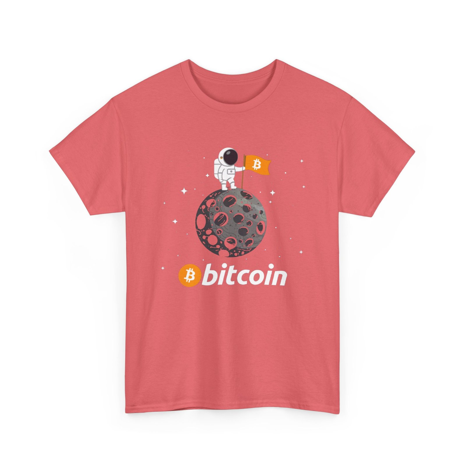 Bitcoin to the Moon Astronaut T-Shirt | Crypto T-Shirt - Image 7