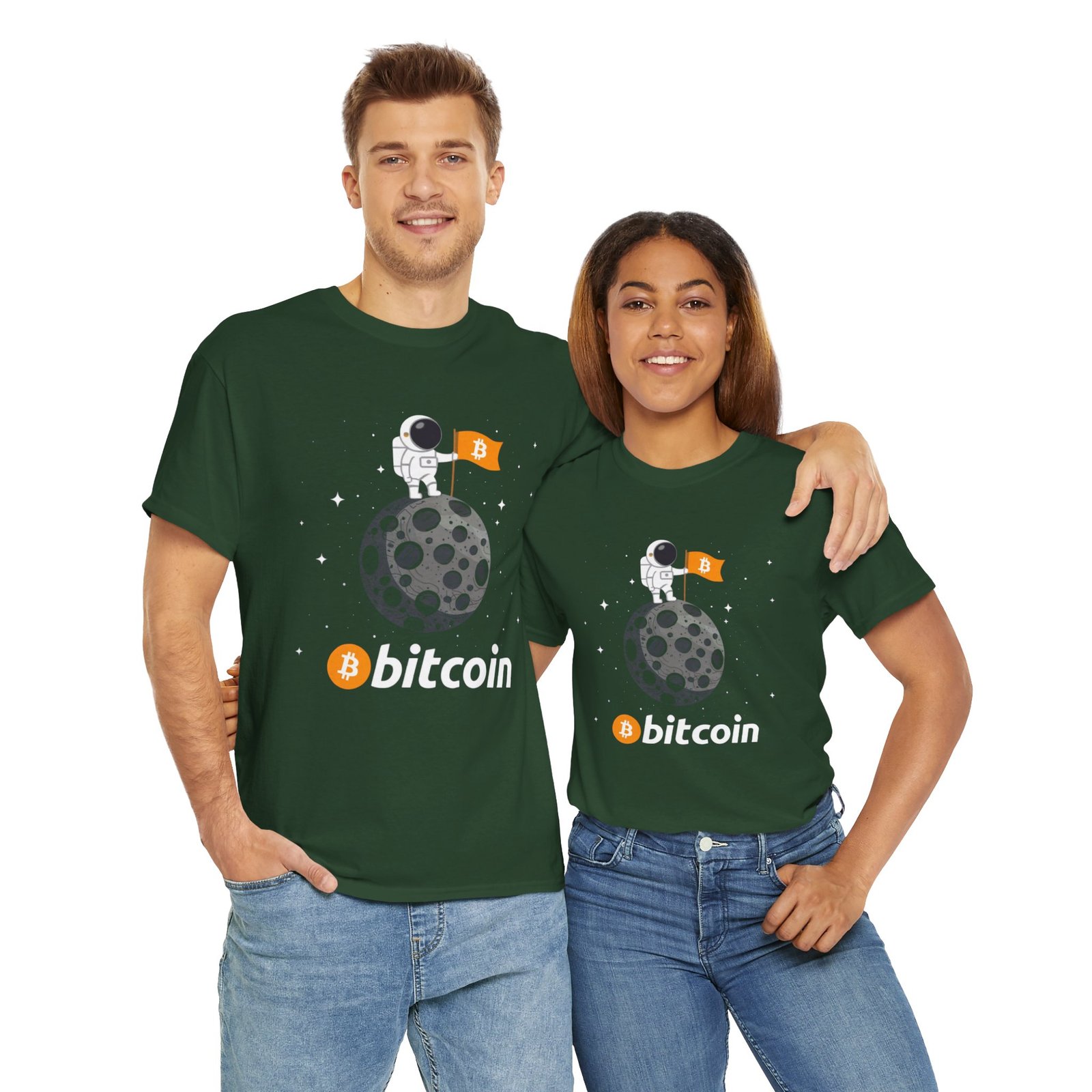 Bitcoin to the Moon Astronaut T-Shirt | Crypto T-Shirt - Image 47