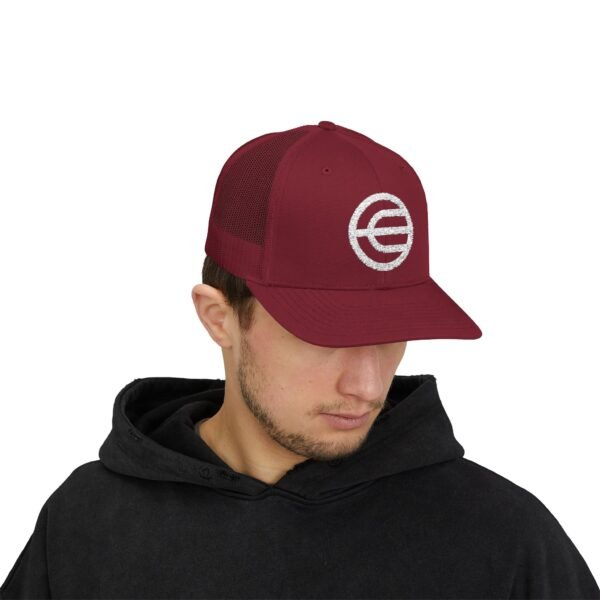Worldcoin (WLD) Trucker Cap | Crypto Snapback Hat | Adjustable Mesh Back - Image 87